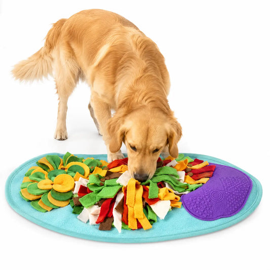 Dog Snuffle Mat – Interactive Foraging Toy for Mental Stimulation